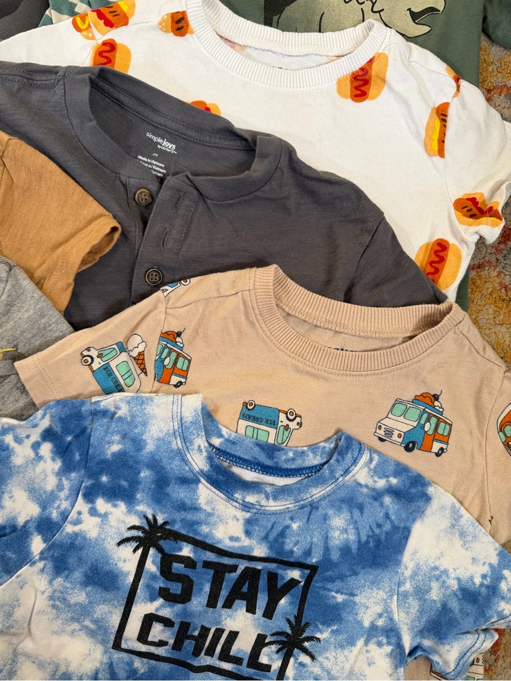 👦10 2T/24mo boy short sleeve bundle